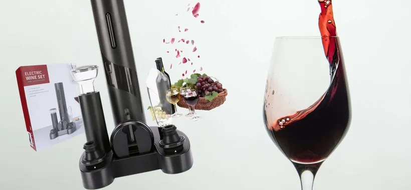 Ti piace il buon vino? Questo kit 5 in 1 a 11€ è DA AVERE (-50%)