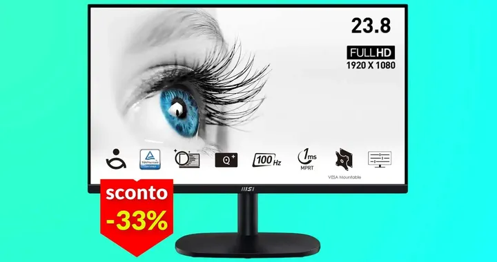Monitor FullHD a 79€: oggi puoi compiere un vero FURTO su Amazon