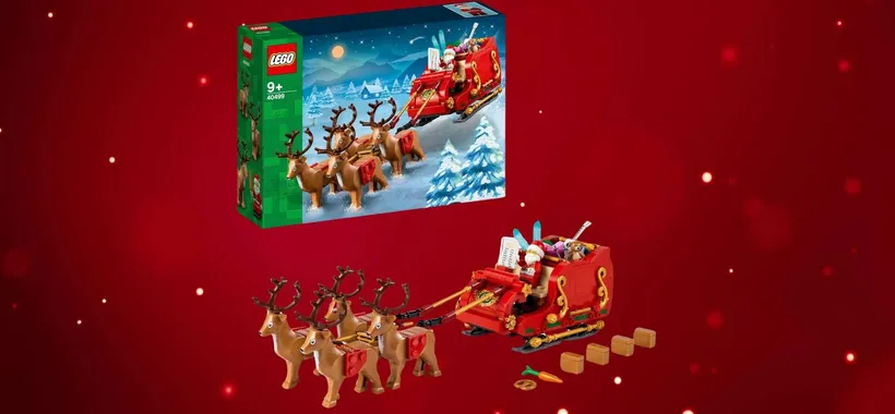 La Slitta di Babbo Natale LEGO torna disponibile su Amazon: il regalo perfetto