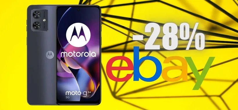 Motorola Moto G54 5G a PREZZO OUTLET su eBay (-28%)