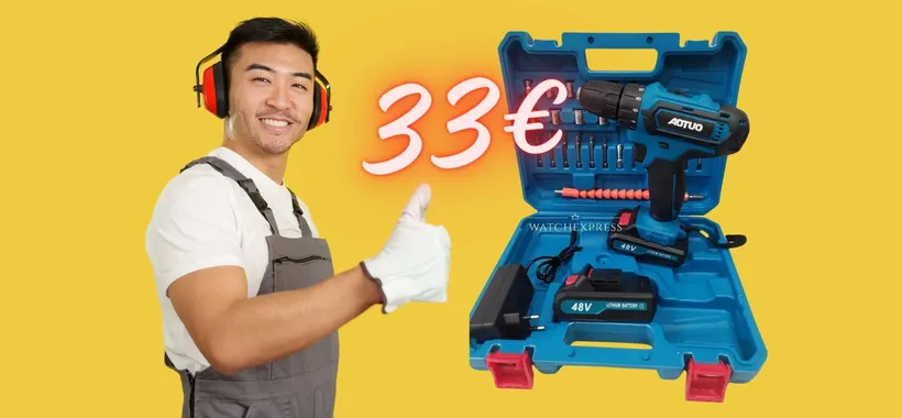 SOLO 33€ per un trapano avvitatore a percussione: FOLLIA su eBay