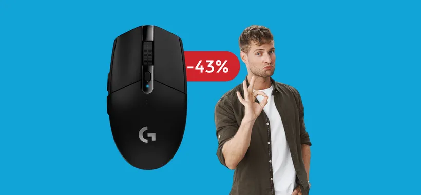 Mouse GAMING Logitech, perfetto anche per studio e lavoro (42€)