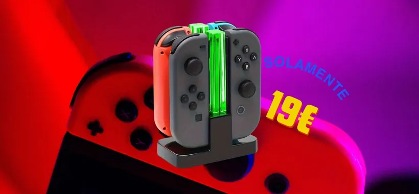 Base Ricarica Joy-Con Nintendo Switch a soli 9€