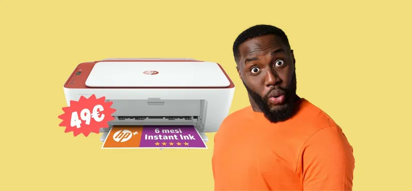 HP DeskJet 2723e: stampante multifunzione, MINI anche il prezzo (49€)