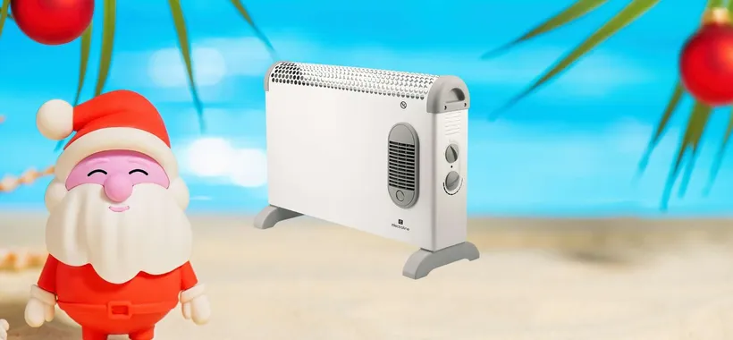 Caldo tropicale anche d'inverno con la Stufetta Elettrica Electroline