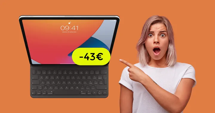 Apple Smart Keyboard per iPad Pro da 12,9 pollici torna in offerta (-43€)