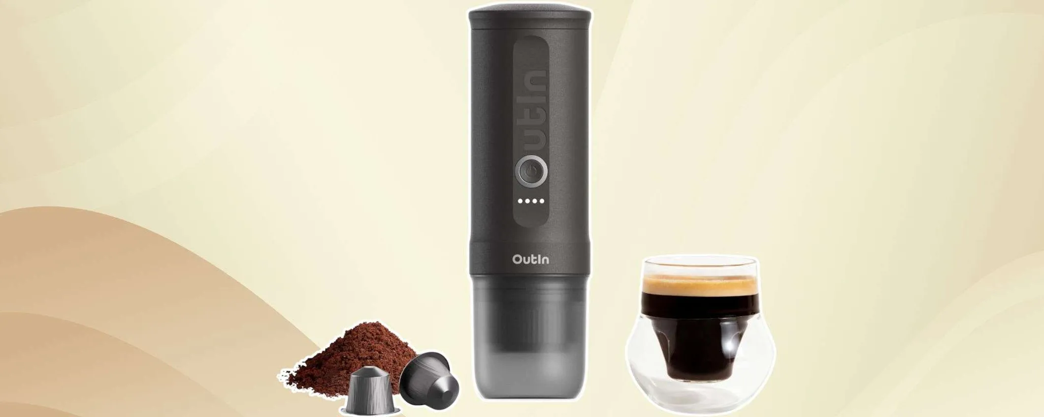 Espresso ovunque con questa macchina per caffè portatile: il regalo GENIALE in sconto