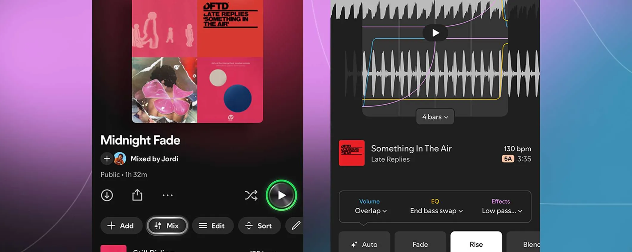 Spotify ti trasforma in un DJ: arriva la nuova funzione Mix per gli abbonati