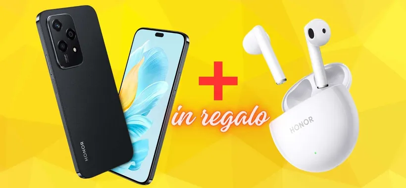 Honor 200 Lite 5G da 256GB + auricolari Earbuds X5 a PREZZO ASSURDO
