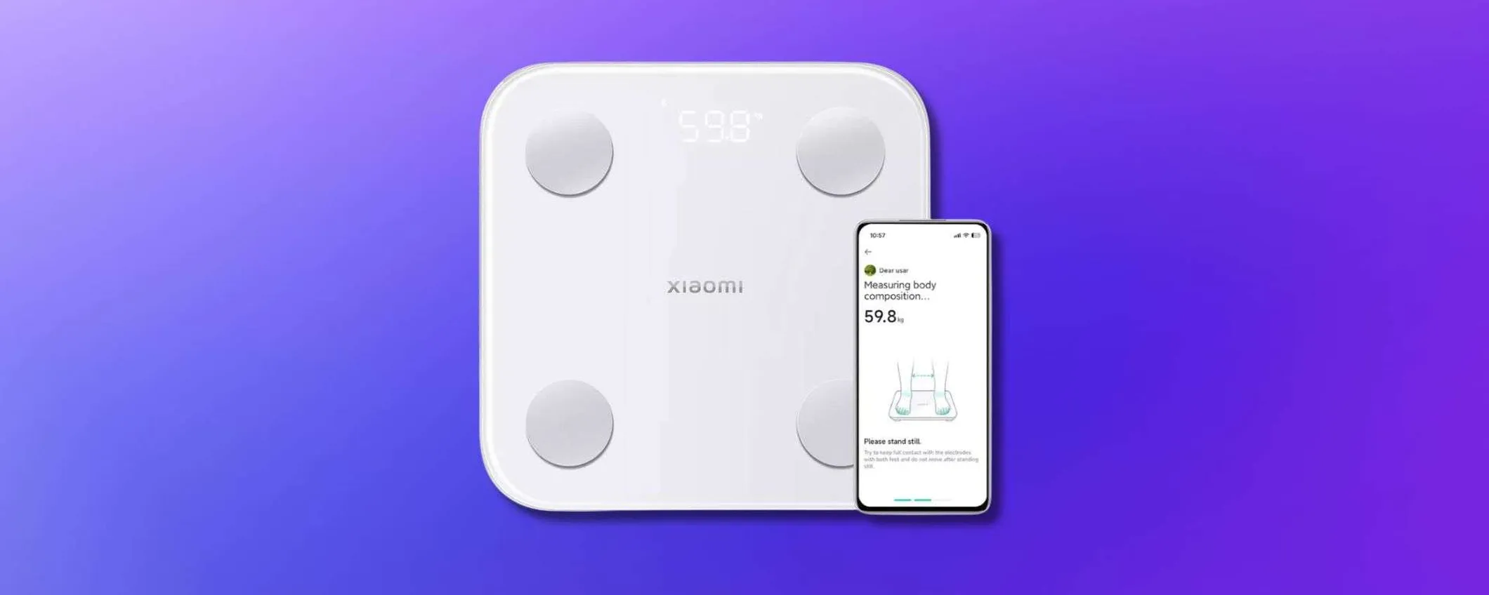Xiaomi Smart Body Scale S400 a 24,99€: bilancia smart con 25 indicatori