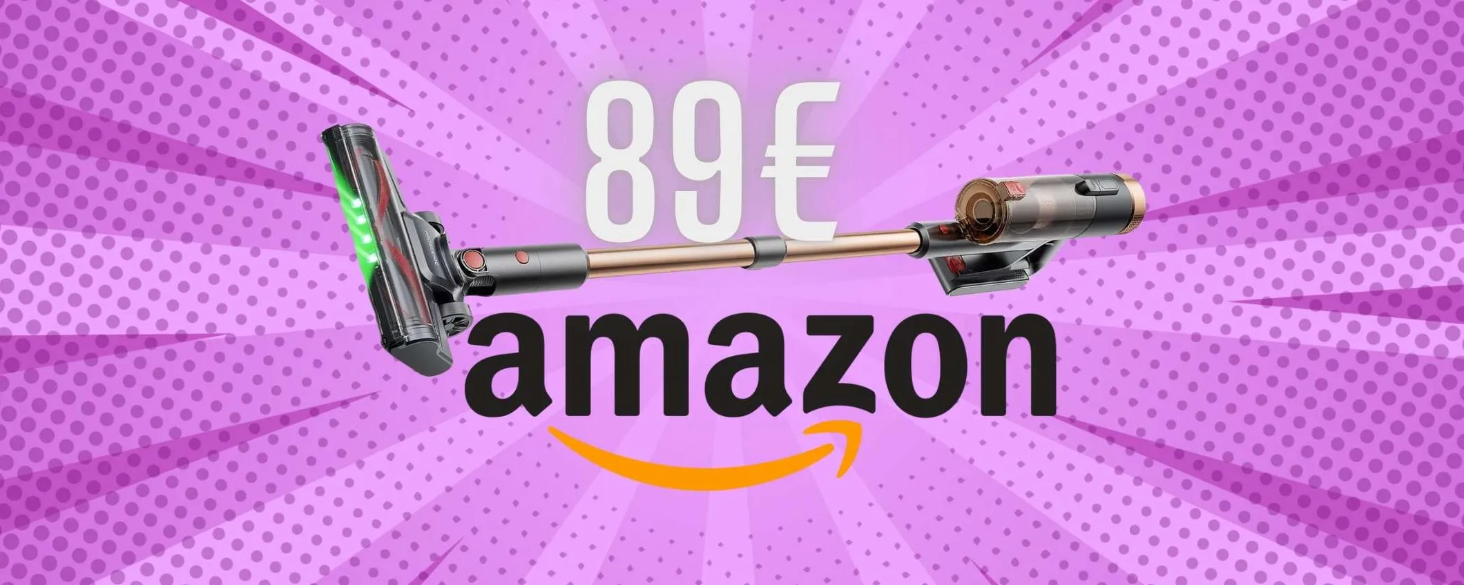 Offerta FOLLE su Amazon: la scopa elettrica Proscenic P11 Ultra a soli 89€