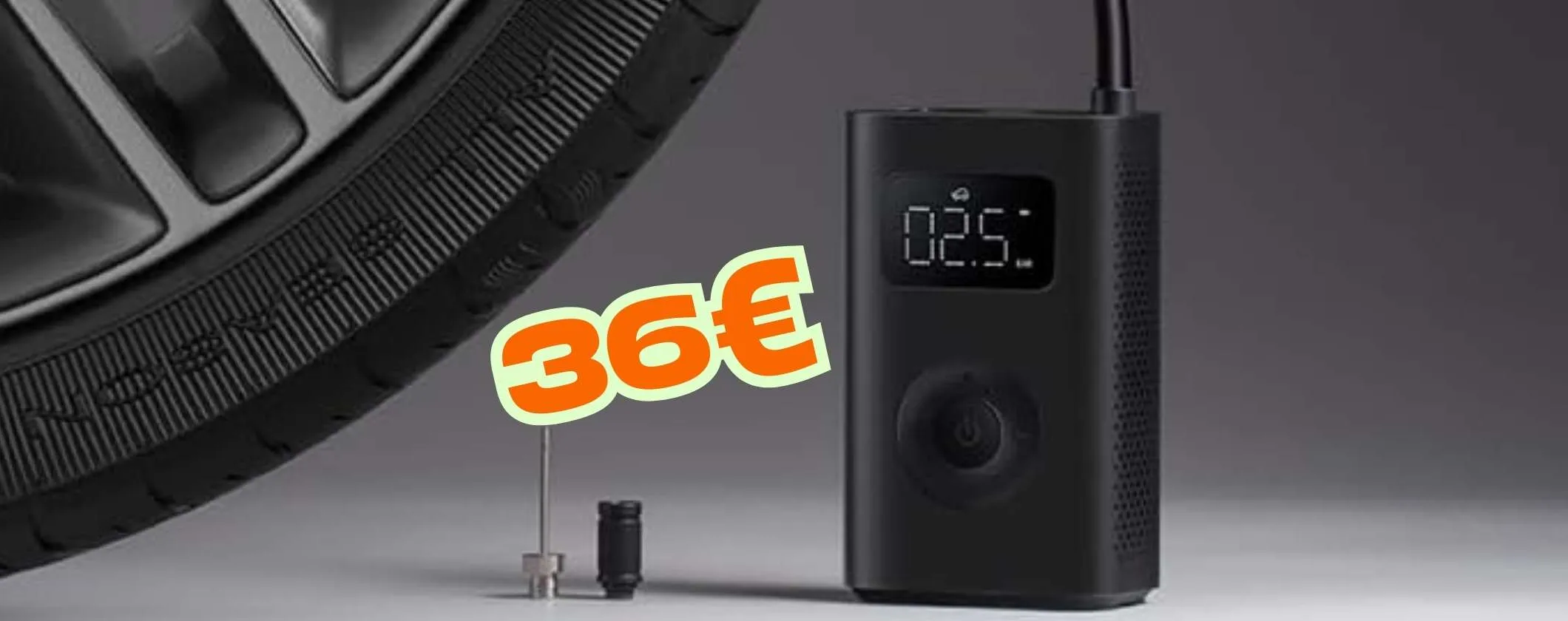 Xiaomi Portable Electric Air Compressor 2: mai più con le ruote a terra
