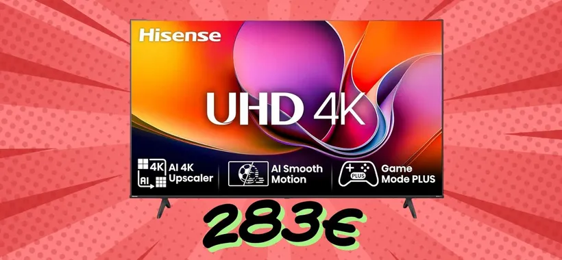 Smart TV Hisense 4K UHD da 50 pollici ora a un prezzo imbattibile (283€)