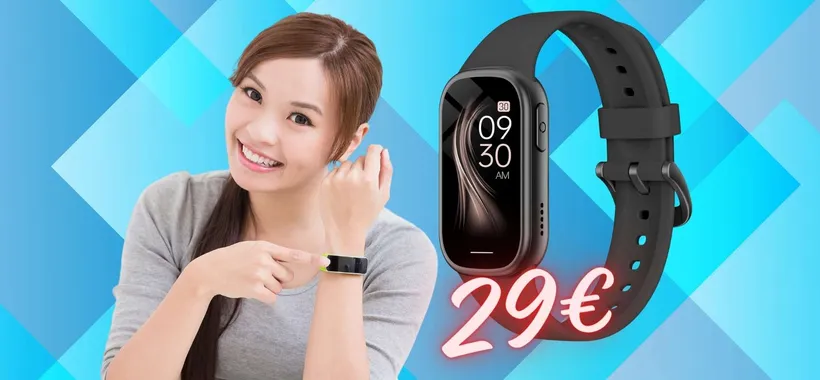 Smartwatch con microfono, 112 profili sportivi e impermeabile (29€)
