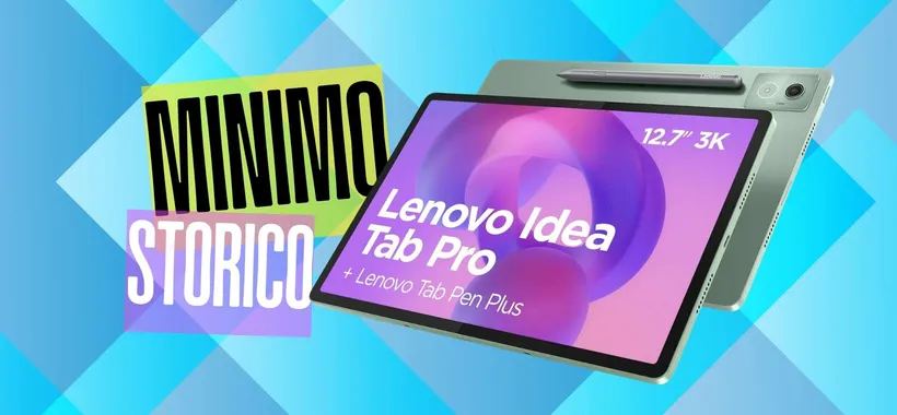 Lenovo Idea Tab Pro da 256 GB in esclusiva Amazon al MINIMO STORICO