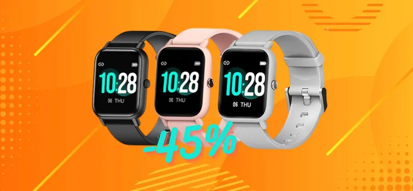 Smartwatch elegante, impermeabile e con 2 cinturini a circa 29€