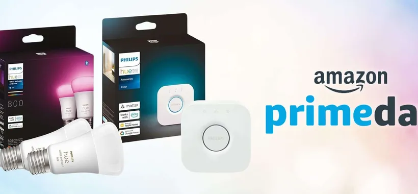 Prime Day: 2 lampadine smart Philips con Hue Bridge incluso in maxi sconto (-54%=