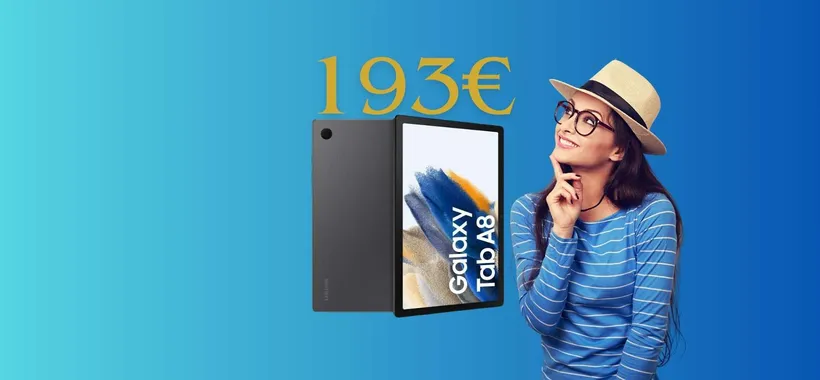 Il mitologico Samsung Galaxy Tab A8 128GB a soli 193€ su eBay