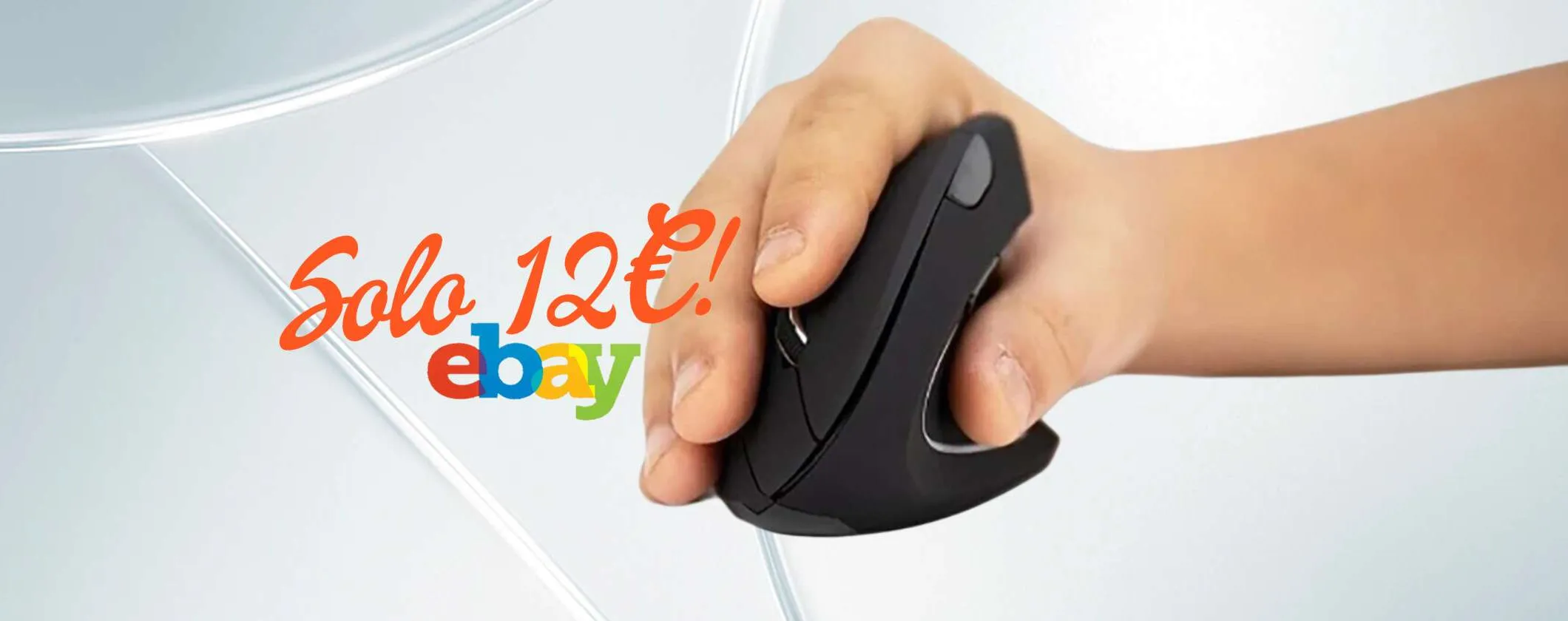 Mouse Verticale Wireless a soli 12€: ritrova il piacere di lavorare