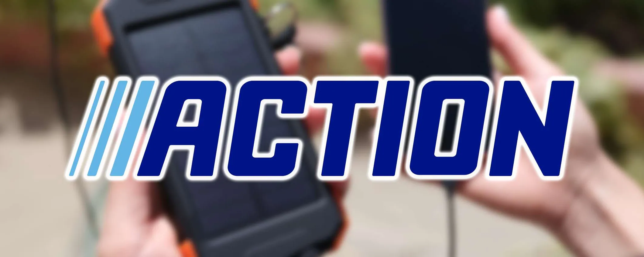 Ricarica infinita con la powerbank a energia solare: da Action costa appena 14€