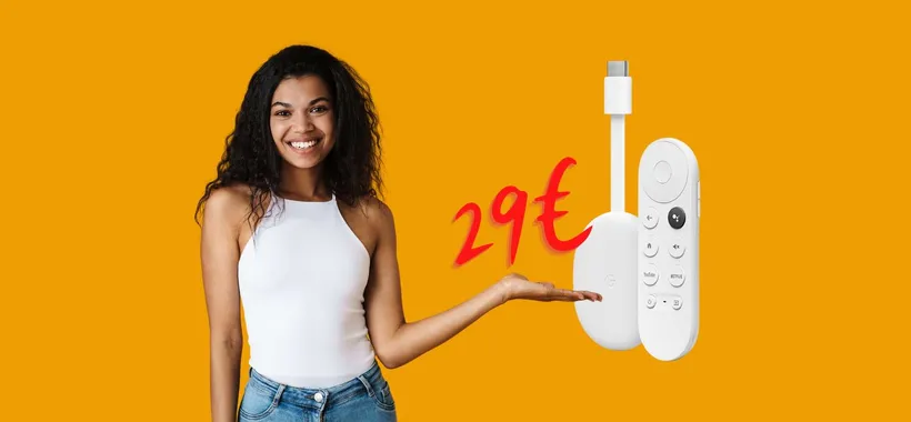 Chromecast con Google TV e comandi vocali a MENO di 30€
