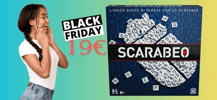 Scarabeo (2023): Black Friday REGALA il gioco delle parole a 19€