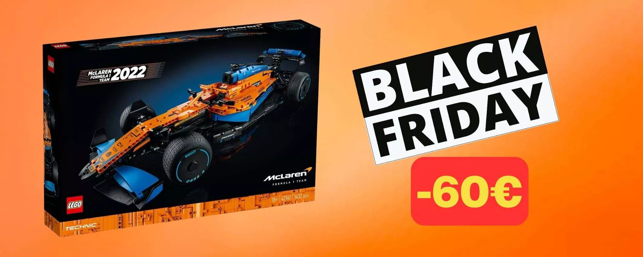 FOLLIA : il set LEGO McLaren F1 è in offerta al MINIMO STORICO (-60€)