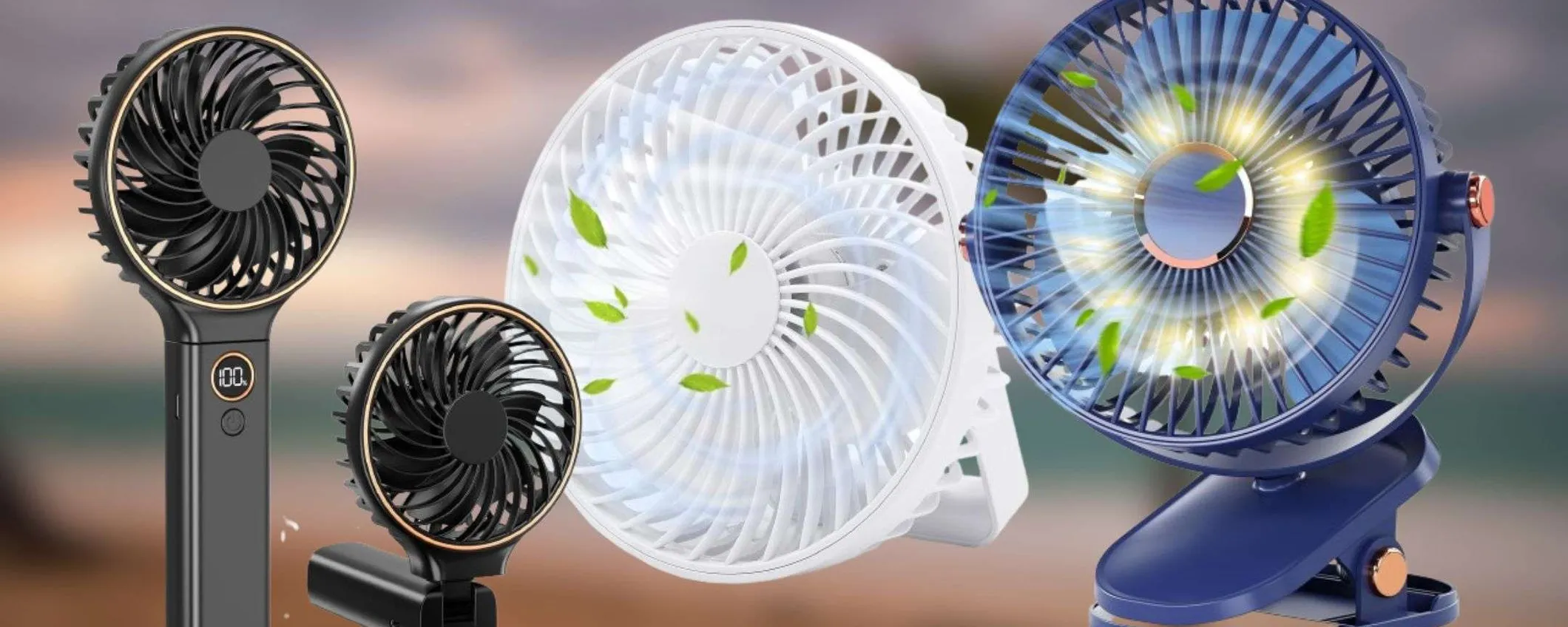 Ventilatori ricaricabili da 9,99€ a meno di 20€: svuotatutto WOW su Amazon