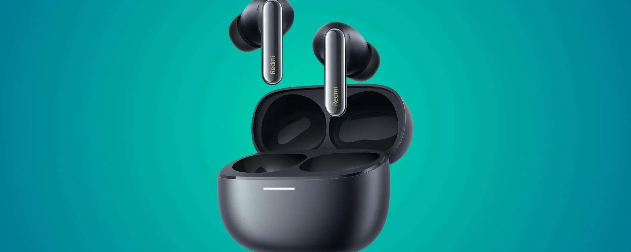 Xiaomi Redmi Buds 6 Pro: audio Hi-Res e tracking del movimento in offerta