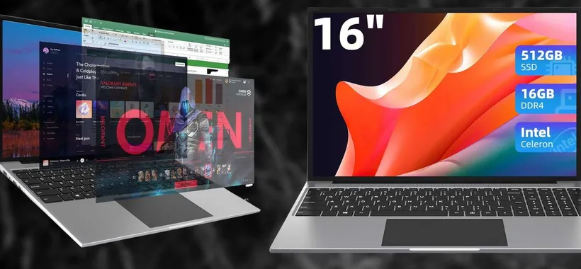 Laptop 16" da PAURA con sconto 71%: RAM 16GB, SSD 512GB, chip Intel (Amazon)