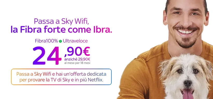 Sky: ecco la Fibra Forte come IBRA a 24,90€
