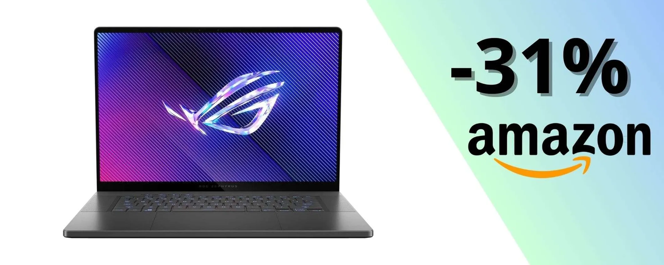Asus ROG Zephyrus G16: prestazioni estreme con il 31% di sconto