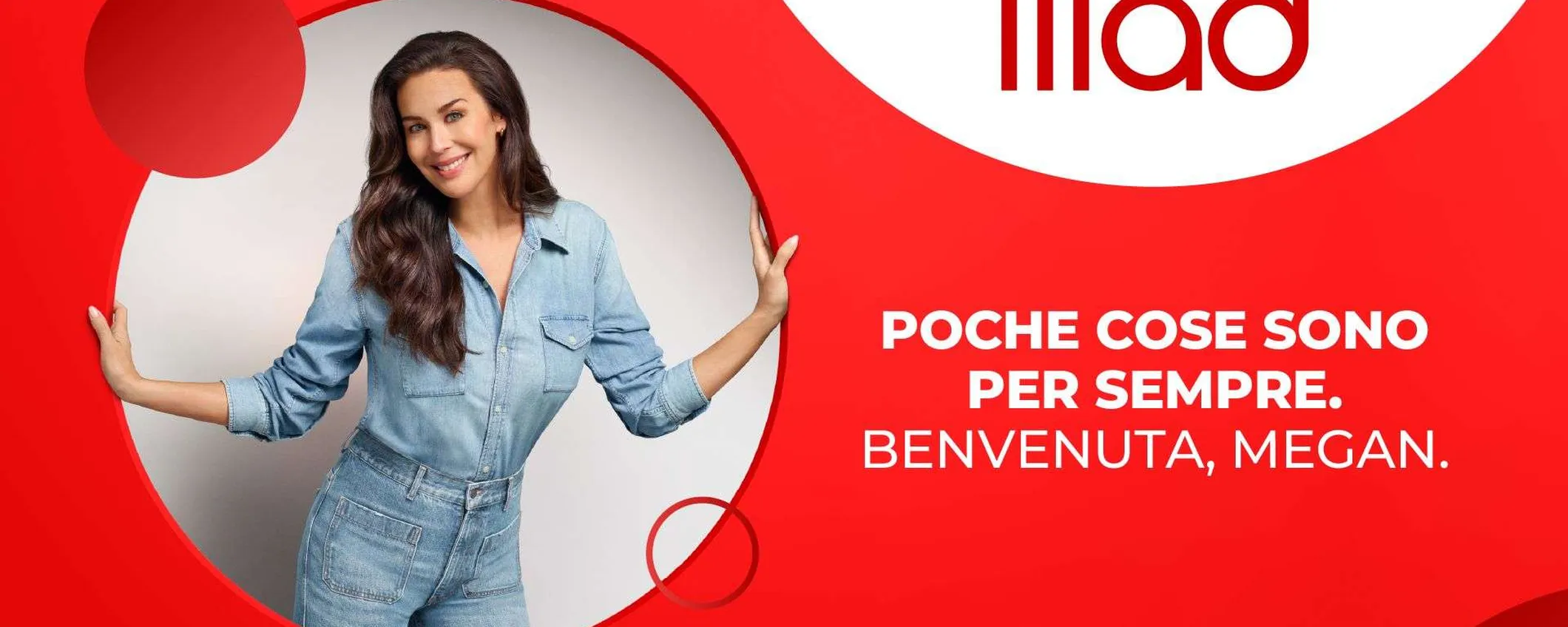 Megan Gale torna in Italia con iliad: 