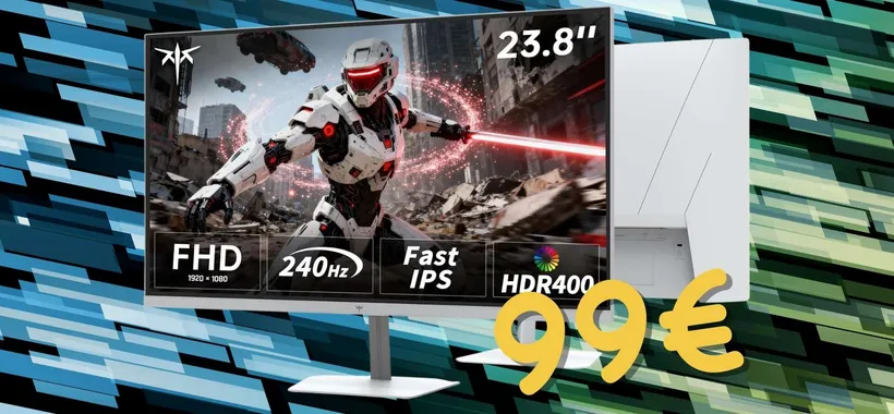 Monitor da gaming KTC da 24 pollici con pannello Fast ISP da 240Hz a un prezzaccio