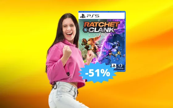 Ratchet & Clank Rift Apart: prezzo BOMBA su Amazon (-51%)