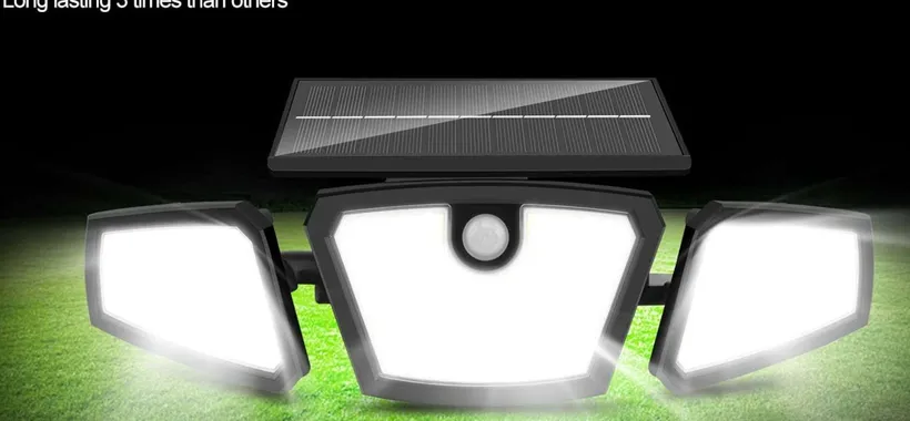 Faro solare PREMIUM 350 led a 20€: illuminazione potente a costo ZERO