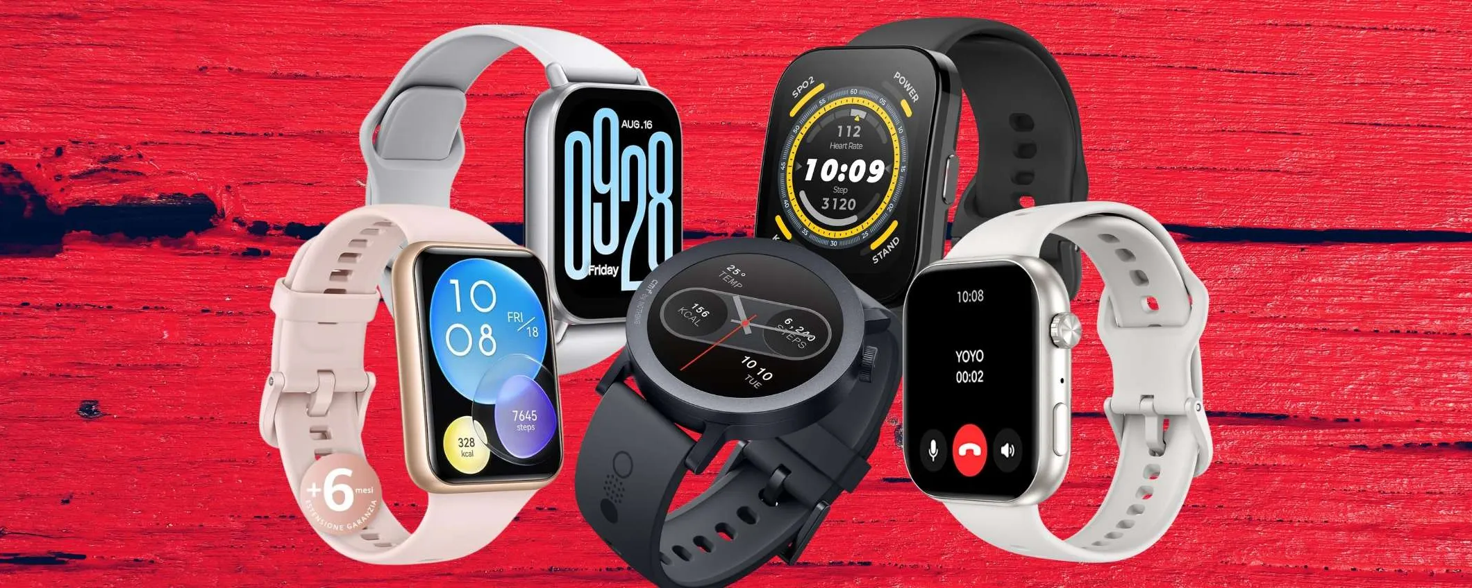 Mettiti al polso uno di questi 5 smartwatch a prezzi scontatissimi su Amazon