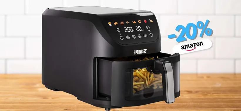 Friggitrice SlimFry: 8L di capienza e potenza 2000W a meno di 80€