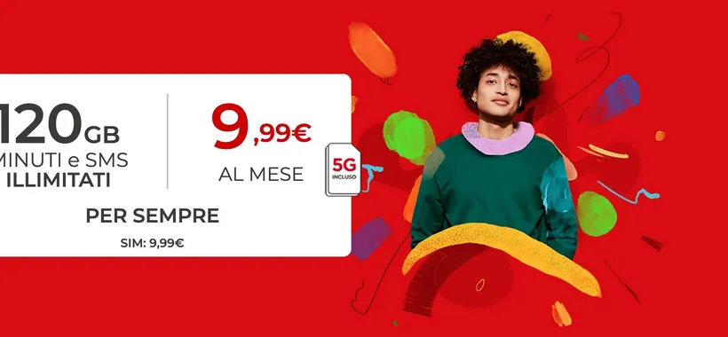Giga 120: la nuova PROMO BOMBA in 5G di Iliad a 9,99€