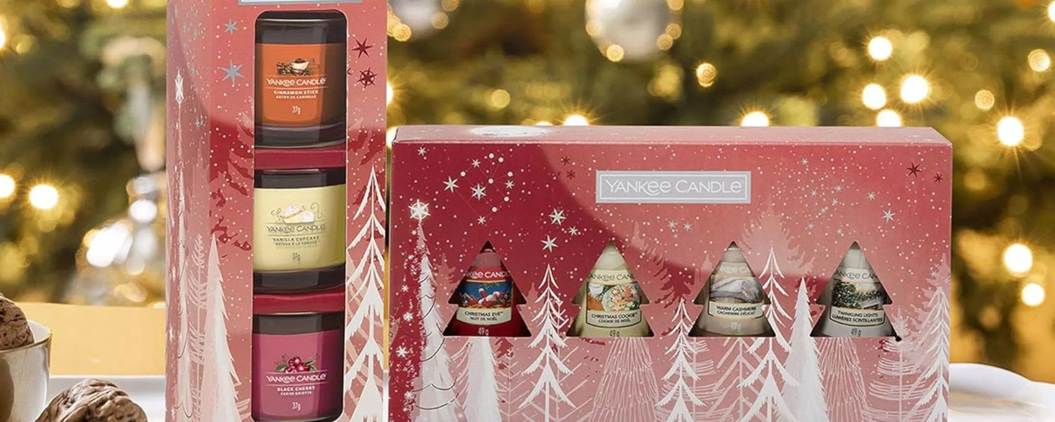 Yankee Candle box Natale con 3 candele a 14€ su : MERAVIGLIA