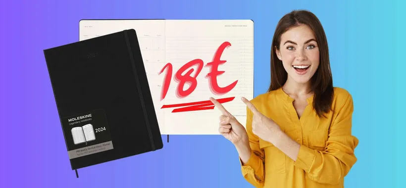 Moleskine: la REGINA delle agende in SCONTO FOLLE al 50%
