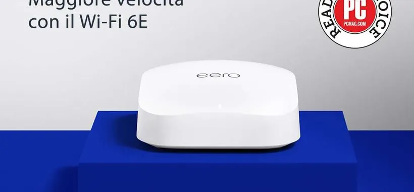 Router Amazon Eero Pro 6E in offerta: internet fino a 2,3 Gbps