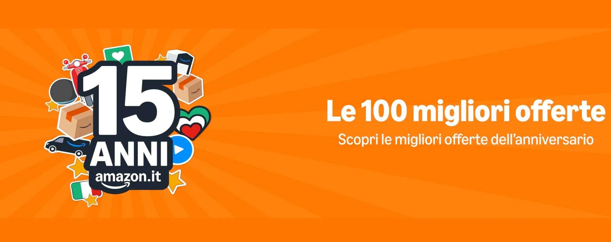 Amazon anniversario in Italia: la TOP 100 offerte imperdibili (ultimo giorno)