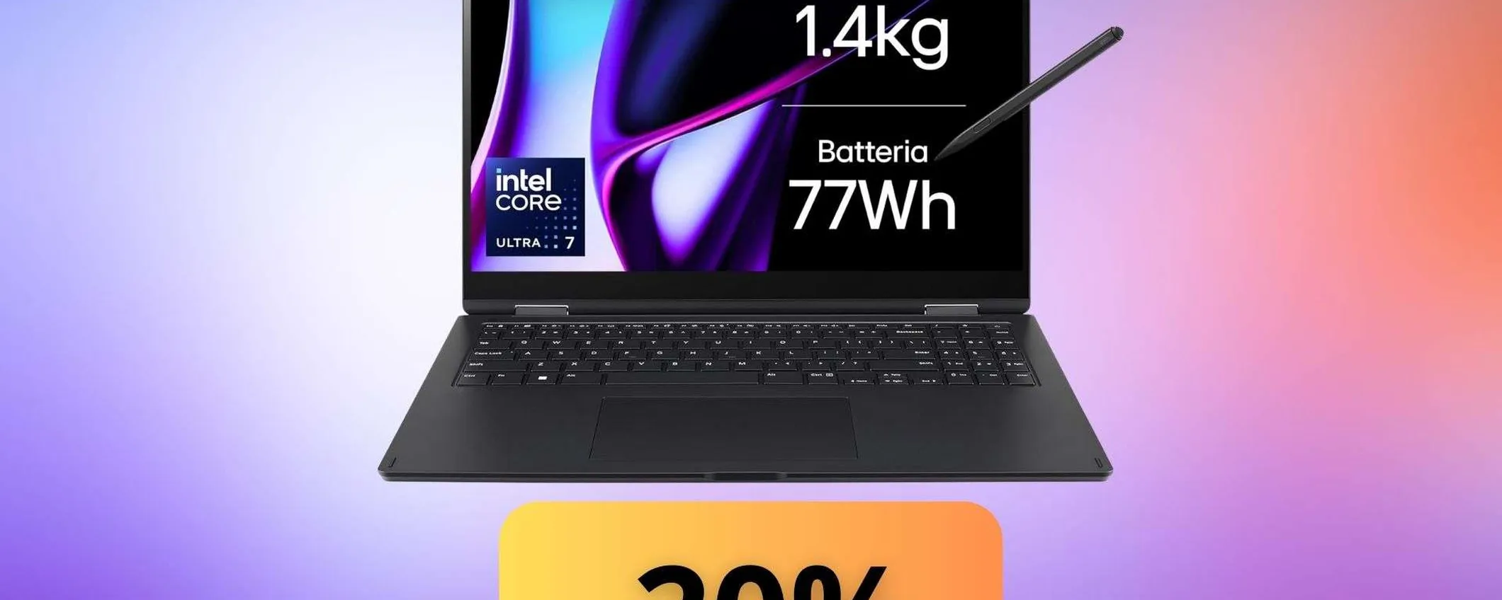 LG gram Pro 2-in-1: potenza ed eleganza, il laptop ultra-leggero oggi con 20% di sconto