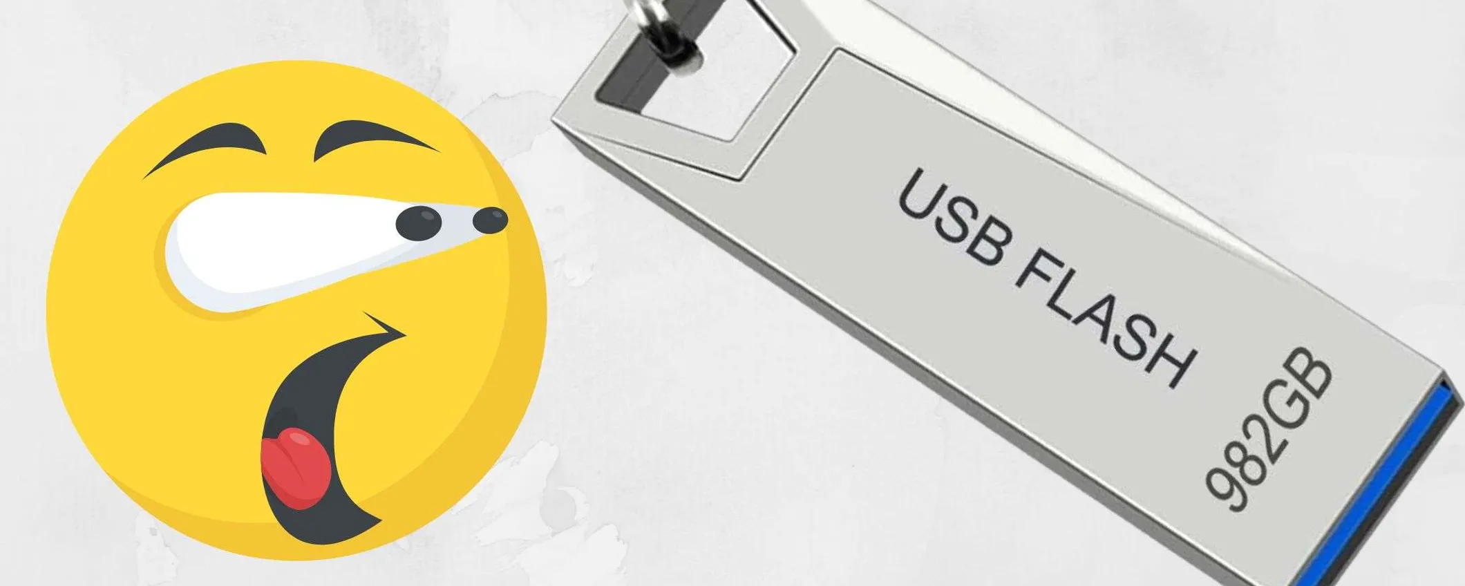 Chiavetta USB da 982GB a prezzo SBRICIOLATO su Amazon (15€)