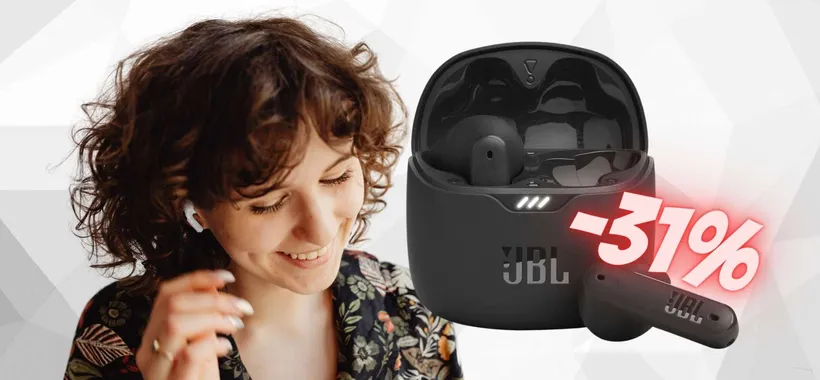 JBL Tune Flex TWS: audio PAZZESCO e PREZZO a TERRA (-31%)