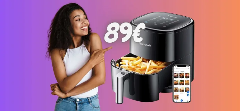 Proscenic T22: friggitrice ad aria da 5 litri in OFFERTA a soli 89€