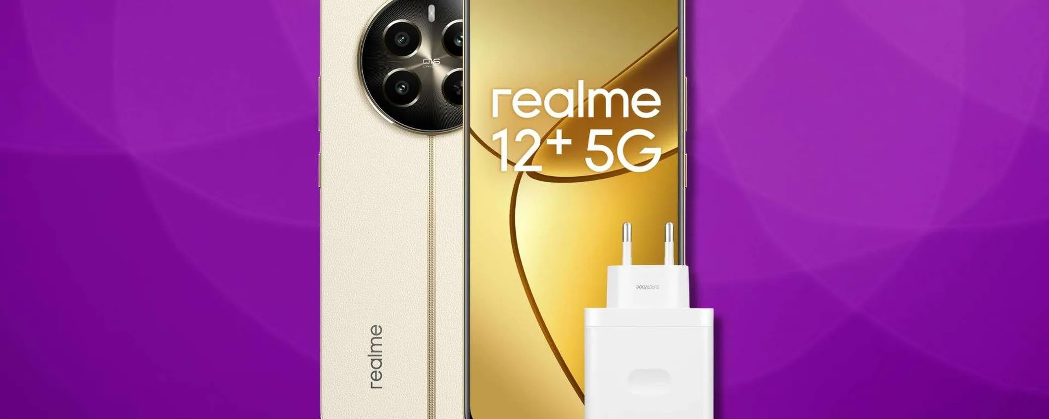 realme 12+ 5G in offerta a 199,99€: AMOLED 120Hz, fotocamera Sony con OIS e ricarica 67W