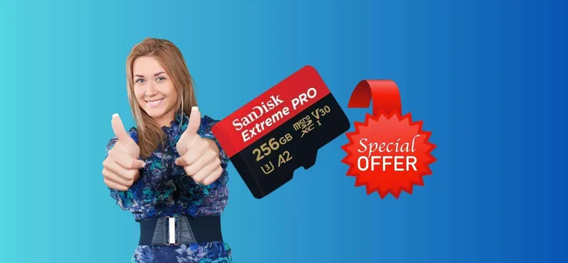 MicroSD SanDisk 256GB Extreme Pro a PREZZO SBRICIOLATO