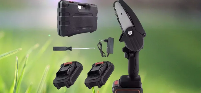 Motosega a 22,29€ con 2 batterie e custodia in OMAGGIO: promo shock a tempo